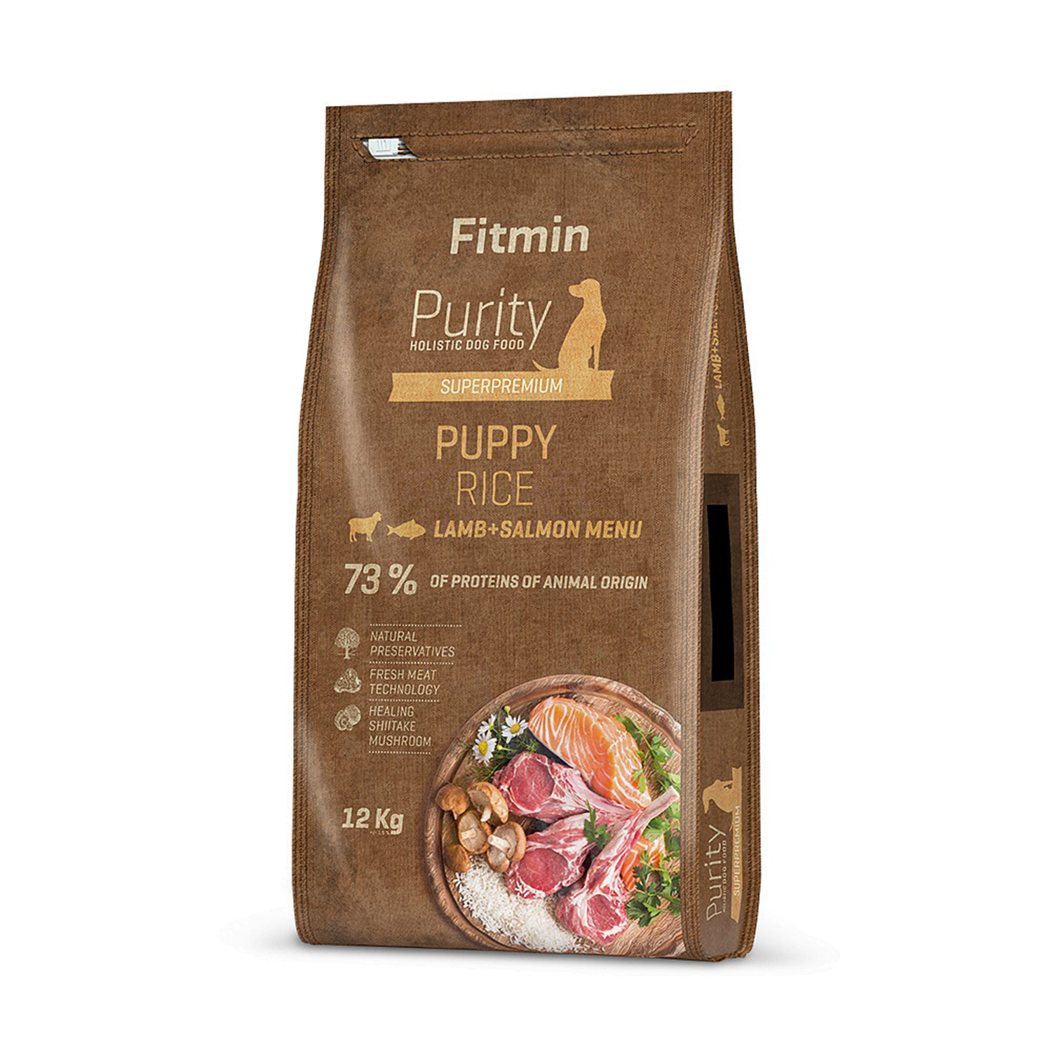 Fitmin Purity dog Rice Puppy Lamb & Salmon