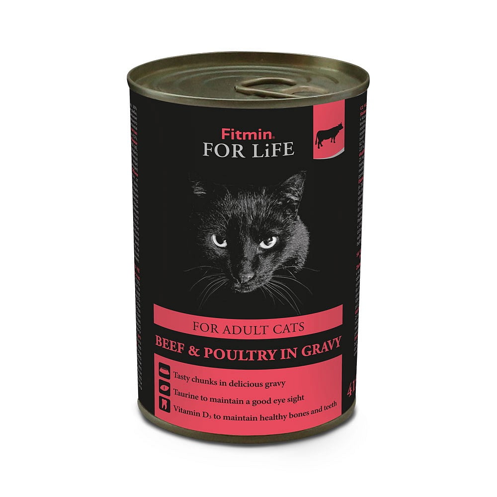 FFL cat karma mokra dla kota z wołowiną 415g