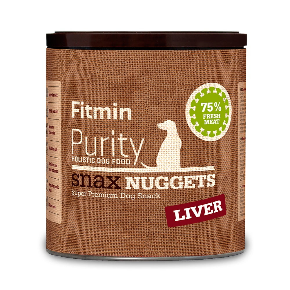 Fitmin Purity dog Snax NUGGETS wątróbka