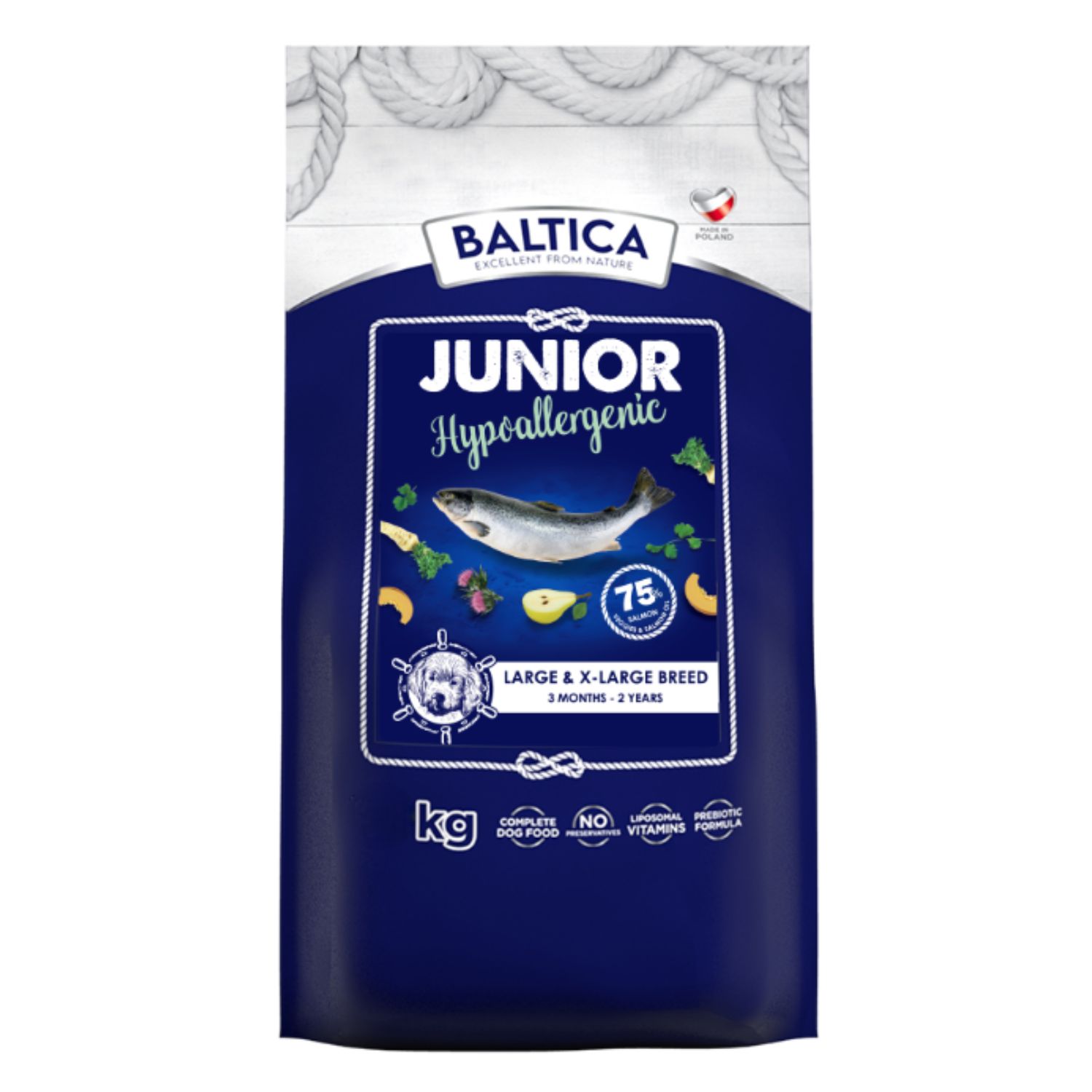 Baltica Junior Salmon Hypoallergenic L/XL