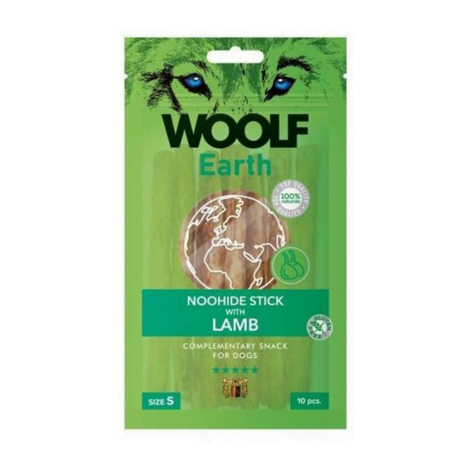Woolf Earth Noohide Patyczki 85g dla małych psów - jagnięcina