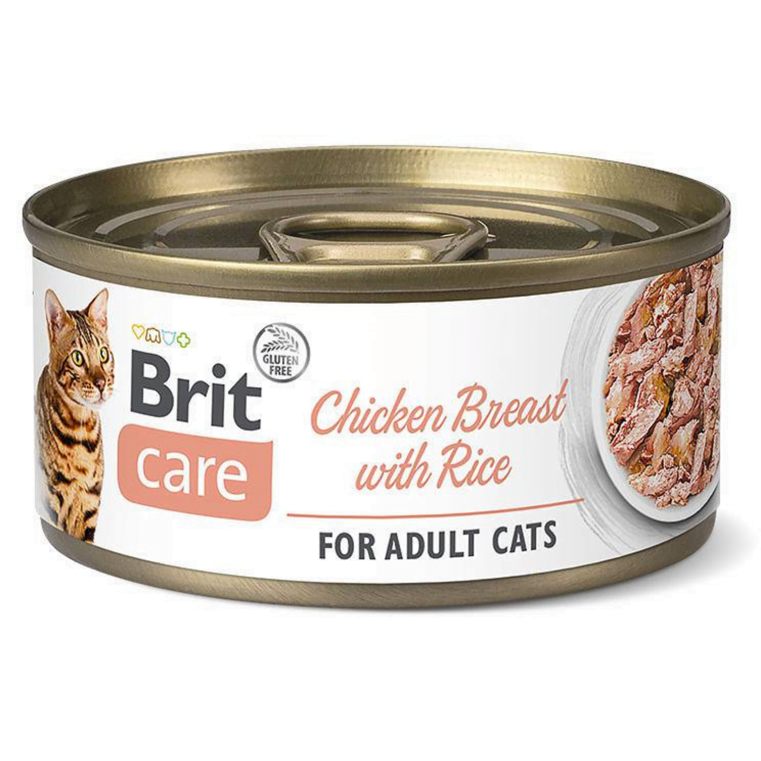 Brit Care Kot Chicken Breast with rice Mokra karma z piersią kurczaka i ryżem 70g