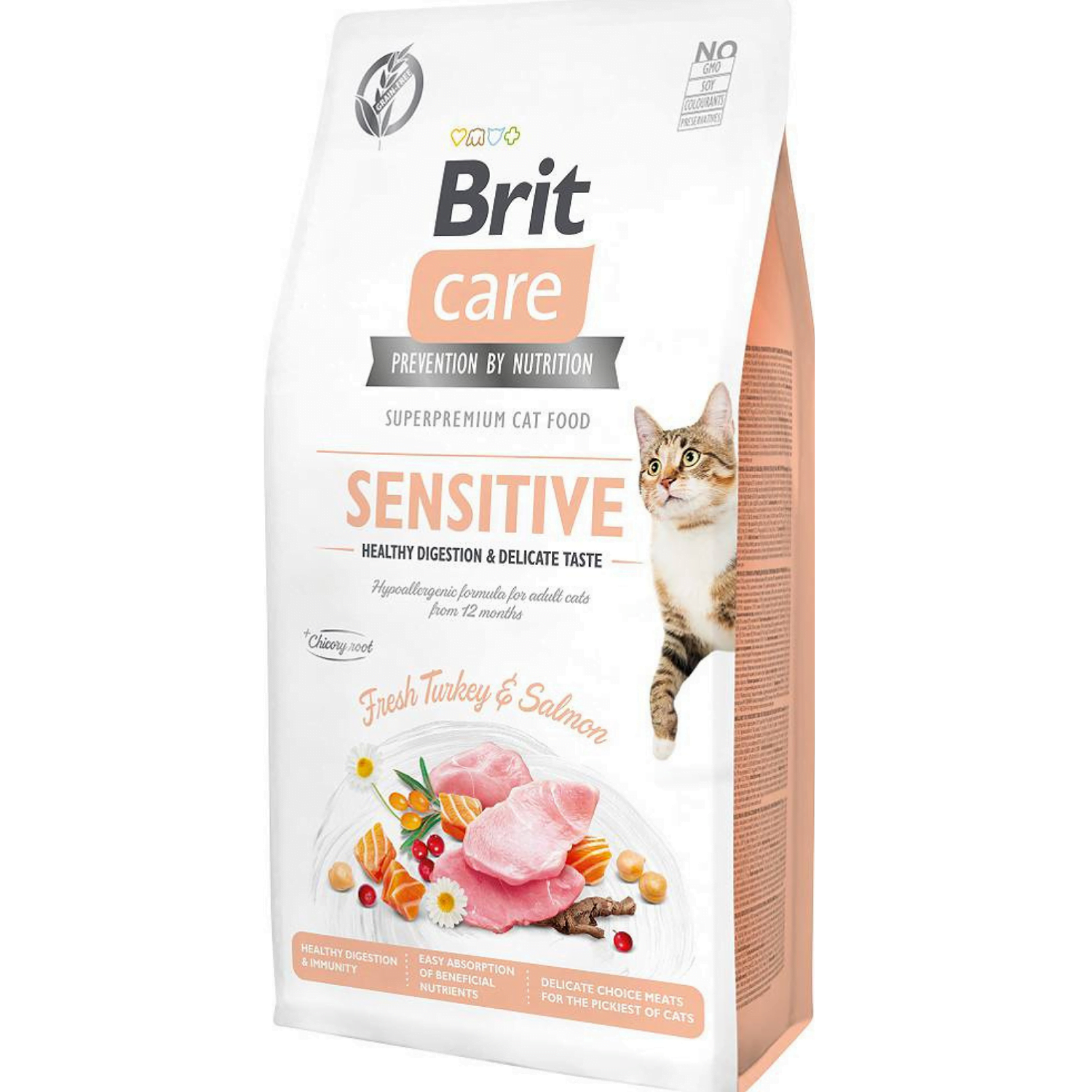 Brit Care Cat Grain-Free Sensitive Sucha Karma 400g