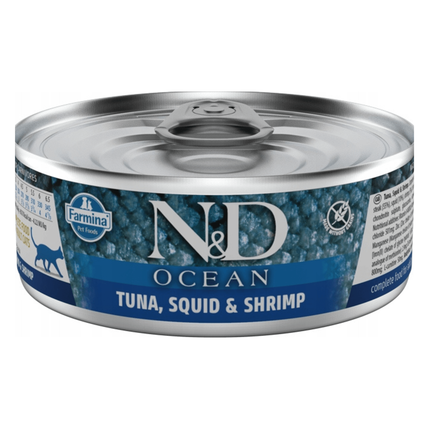 Farmina N&D Cat Ocean Tuna, Squid & Shrimp 80g