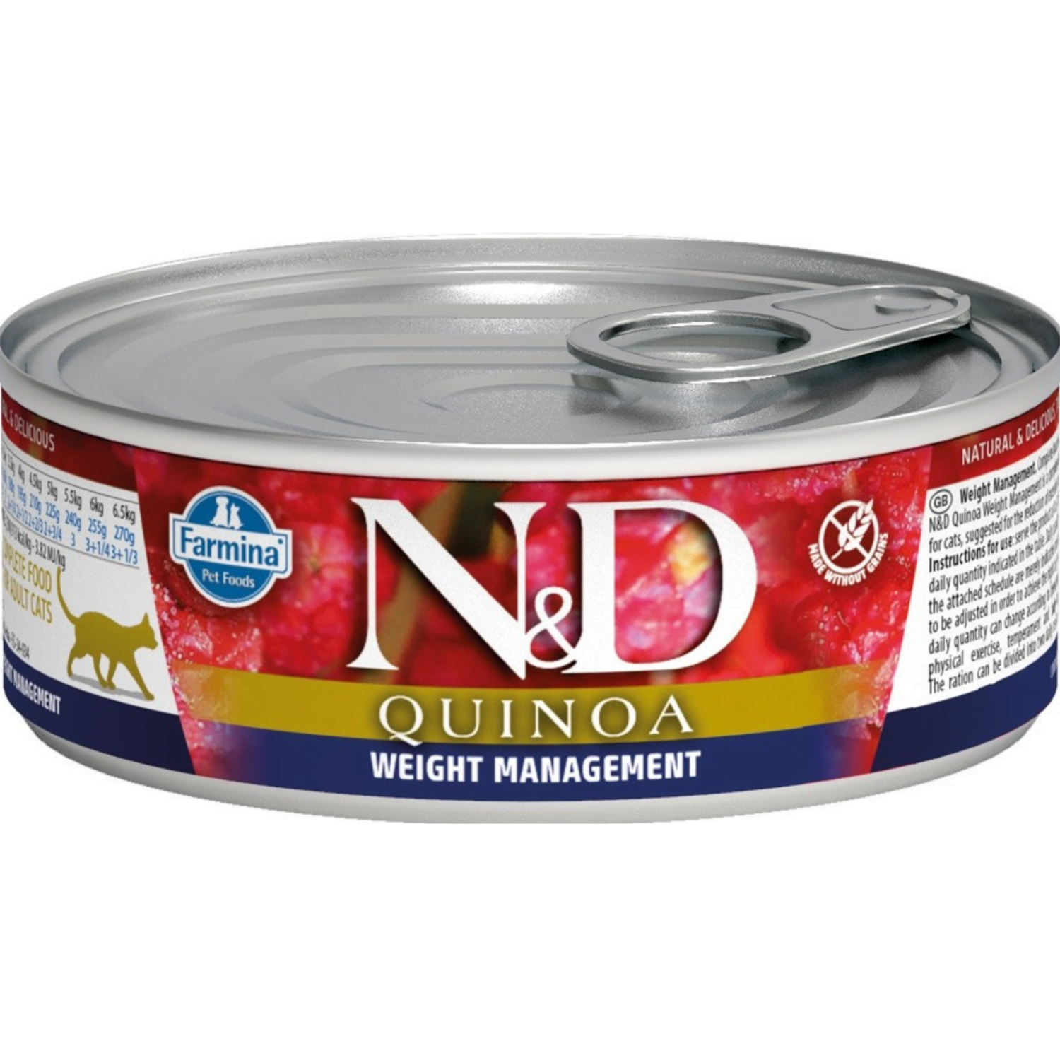 Farmina N&D Cat Quinoa Weight Management 80g