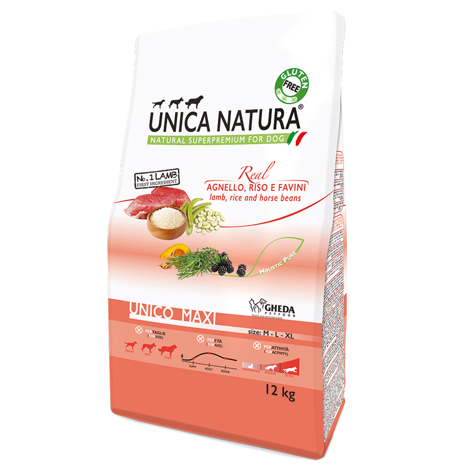 Unica Natura Unico Maxi Lamb - Jagnięcina (Duże Rasy)