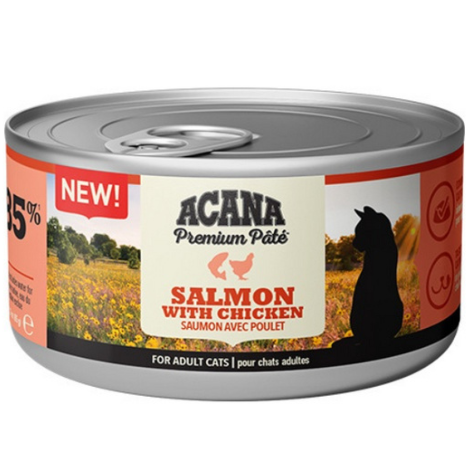 Acana Cat Premium Pate Salmon & Chicken Puszka 85g - 0,085kg, 64992719814