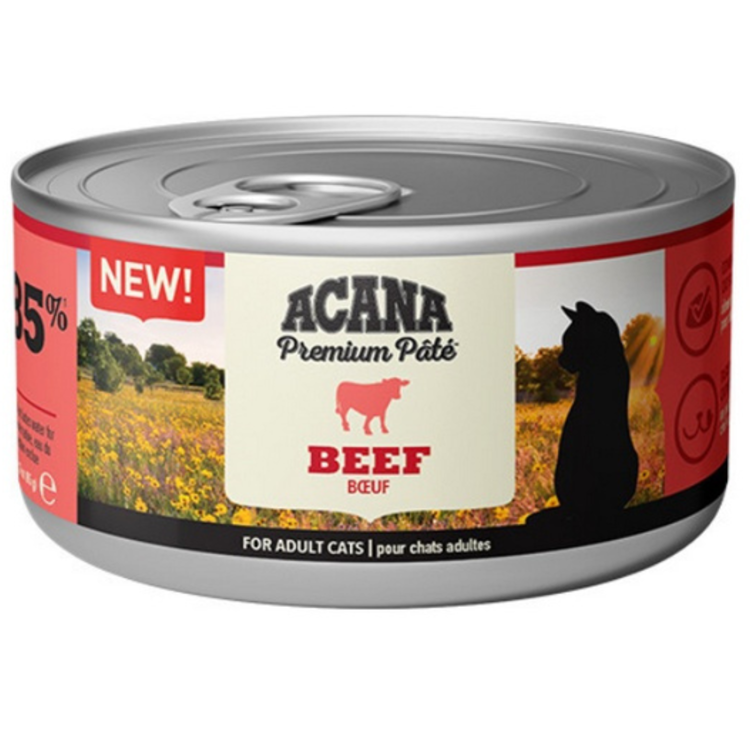 Acana Cat Premium Pate Beef Puszka 85g - 0,085kg, 64992719777